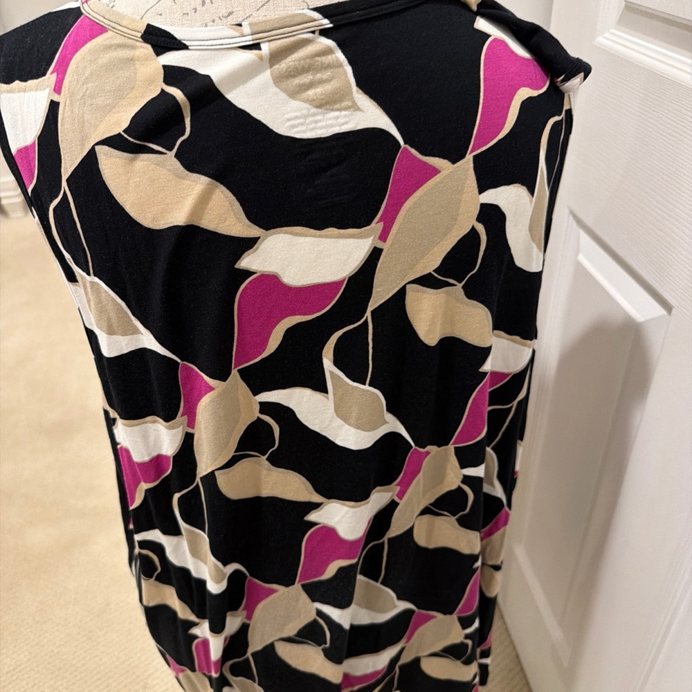 Nine West Multicolor Patterned Tunic Vintage - image 2